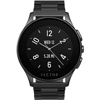 Vector Luna Brushed Smart Watch - Black/Black Bracelet