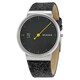 Skagen Men's SKW6199 'Ancher Mono' Black Leather Watch