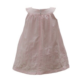 Mia Juliana Eyelet Dress With Embroidered Border