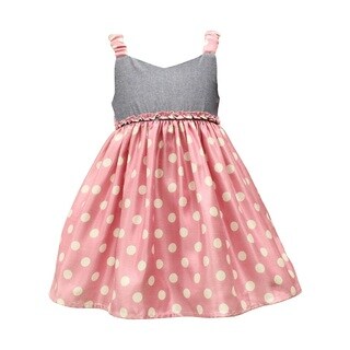 Mia Juliana Chambry to Shantung Dress With Rouching