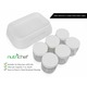 NutriChef PKYM18  White Electronic Yogurt Maker with Six (6) Glass Jars