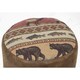 Sierra Lodge Tapestry Pouf Ottoman