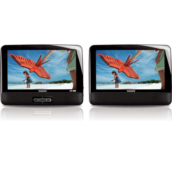 Philips PD9010.667 9-Inch LCD Dual Screen Portable DVD Player (Refurbished)