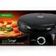 NutriChef PKPZM12 Black Electric Pizza Maker/Pizza Oven