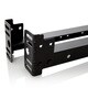 Structures by Malouf Set of 2 Bolt-On Footboard Extension Brackets Attachment Kit - Cal King (As Is Item)
