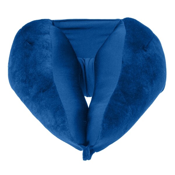 Fly Right Blue Travel Pillow - Best U Shaped Neck Support Pillow