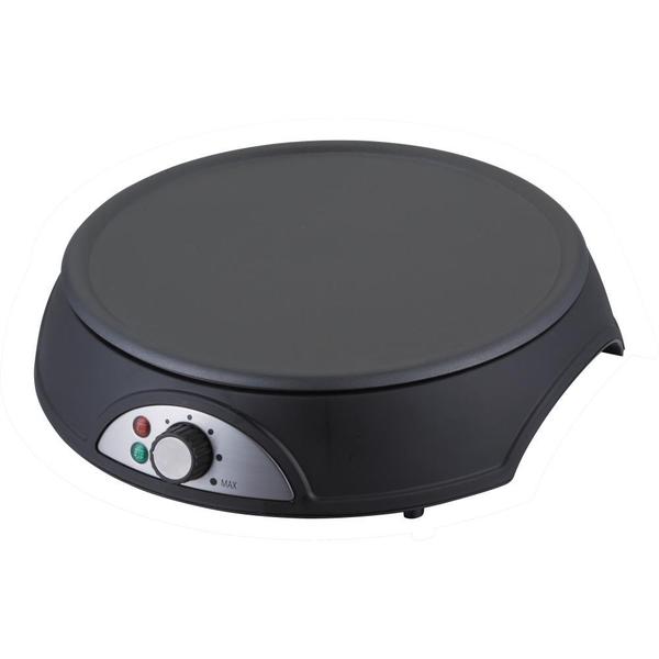 NutriChef PCRM12 Black Electric Crepe Maker / Griddle, Hot Plate Cooktop