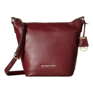 Micheal Kors Bedford Medium Merlot Crossbody Handbag