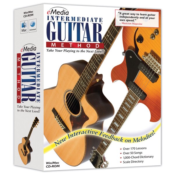 eMedia Intermediate Guitar Method Version 3.0 (Windows/ Mac)