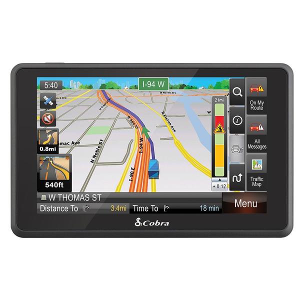 Cobra 6500PROHD 5-Inch Professional Drivers GPS Navigation System (Refurbished)