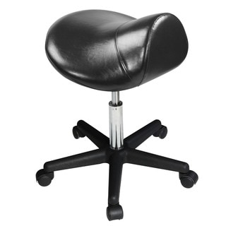 Master Massage Ergonomic Swivel Saddle Stool with Durable Pneumatic Hydraulic Lift