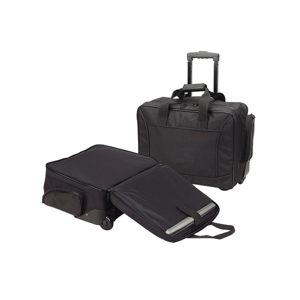 Goodhope Check-point Friendly Rolling Laptop Briefcase