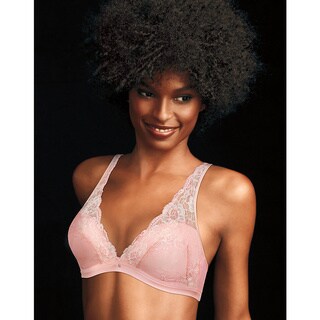 Maidenform Fit to Flirt Wirefree Plunge Allover Lace Bra