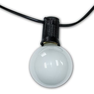 25-foot Savannah Amber Clear Bulb Light Strand