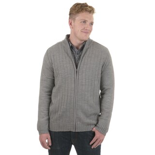 Vance Co. Men's Ribbed Zip Sweater