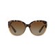 Dolce & Gabbana Women's DG4259 Brown Plastic Round Polarized Sunglasses