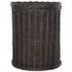 Safavieh Manzu Natural Rattan Brown Storage Hamper with Liners