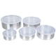 Chef Buddy 5 Piece Stainless Steel Bowl Set with Lids