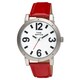 Ladies Fashion Watch with Red Patent Leather Strap