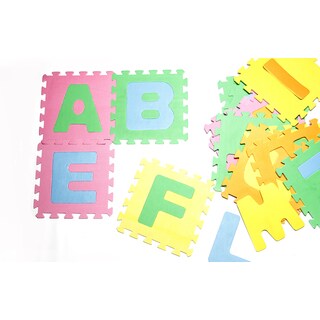 Innovative Living Soft Interlocking Foam Alphabet Floor Mat (BPA free)