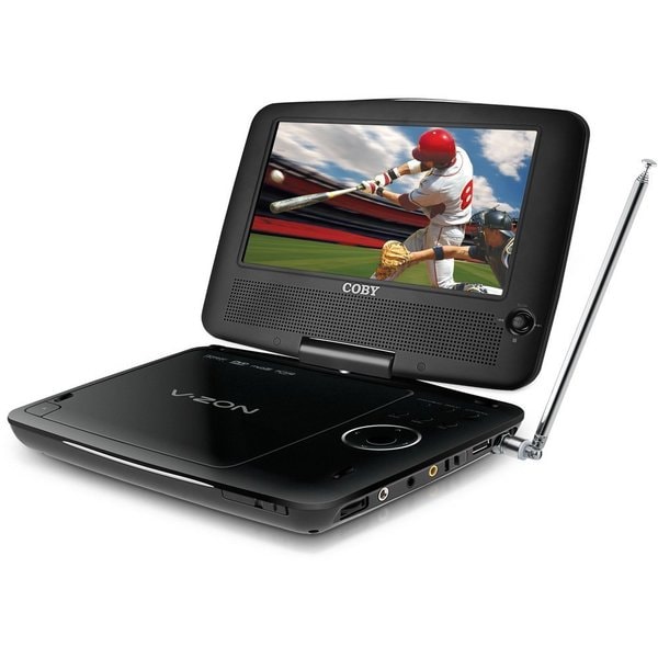 Coby 7-inch Black Portable DVD Player (Refurbished)