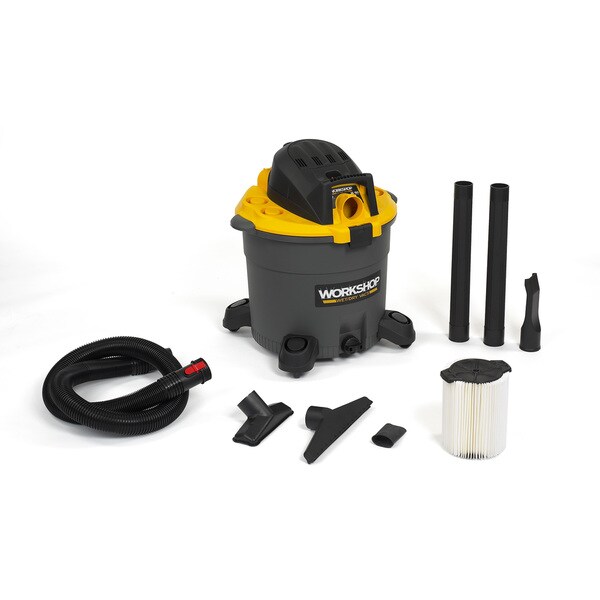 WORKSHOP Wet/Dry Vacs WS1600VA 16 Gal. 6.5 Peak HP High Capacity Wet/Dry Shop Vacuum
