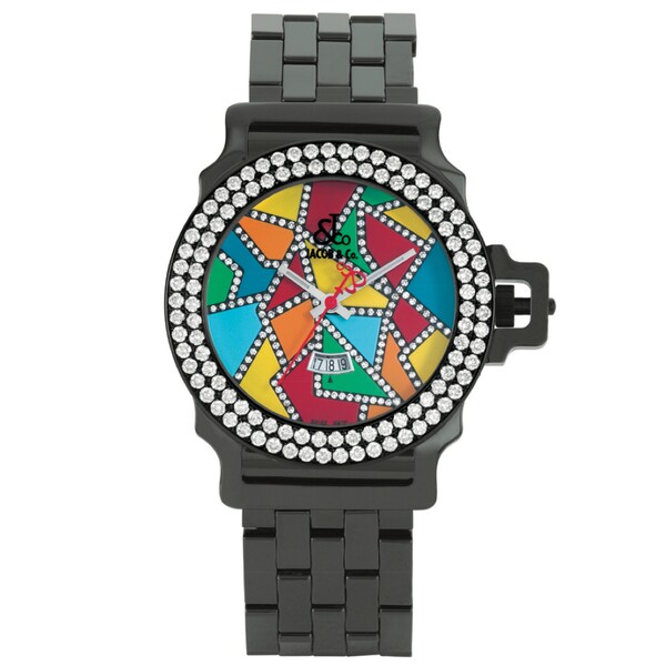 Jacob & Co. Unisex Ceramic JCS18 Diamond Black Watch