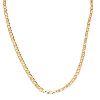 Pori Italian 18k Gold Marina Chain Necklace