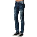 Dinamit Men's Five Pocket Classic Distressed Jeans