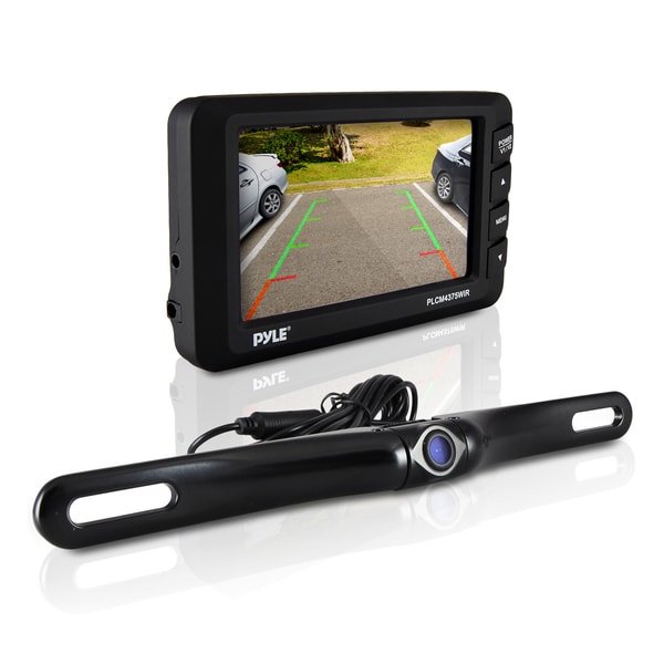 Pyle PLCM4375WIR  Rear View Back-up Camera and Parking/ Reverse Assist System with 4.3-inch Display