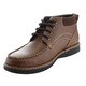 ALESSIO M297H Men's Mocassin Lace-up Ankle Booties
