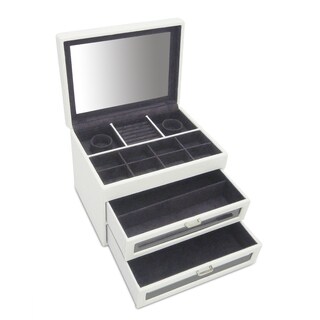 Ikee Design Two Level Jewelry Traveling Case - 17941730 - Overstock.com