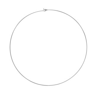 Must Have Slim Wire Hook Sterling Silver Choker Necklace (Thailand)