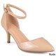 Journee Collection Women's 'Bay' Patent Ankle Strap Pumps