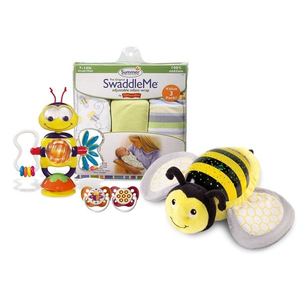 Sweet As Can Bee Infant Sleep or Play 7 Piece Set