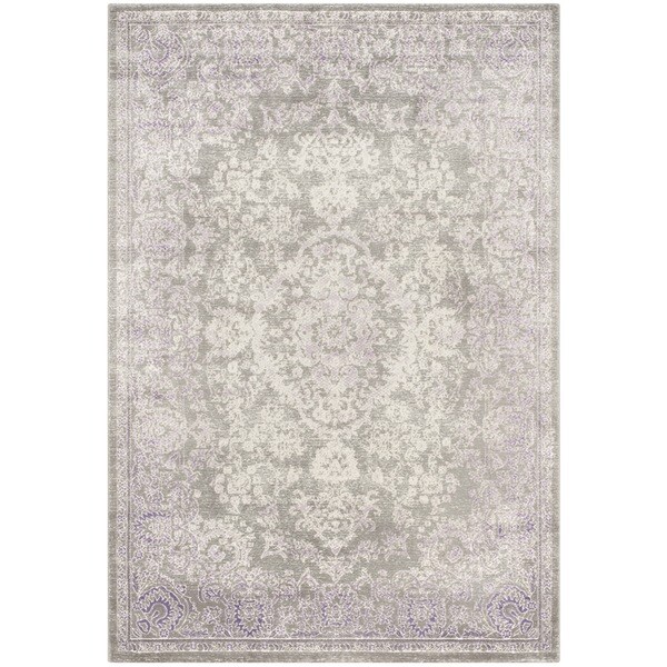 Safavieh Passion Grey/ Lavender Rug (4' x 5'7) 17938649 Shopping Great Deals
