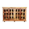 Porter Taos Solid Sustainable Sheesham Sideboard with 24 Glass Panes (India)