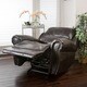 Christopher Knight Home Charlie PU Leather Glider Recliner Club Chair