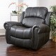 Christopher Knight Home Charlie PU Leather Glider Recliner Club Chair