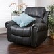 Christopher Knight Home Charlie PU Leather Glider Recliner Club Chair