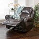 Christopher Knight Home Charlie PU Leather Glider Recliner Club Chair