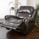 Christopher Knight Home Charlie PU Leather Glider Recliner Club Chair