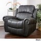 Christopher Knight Home Charlie PU Leather Glider Recliner Club Chair