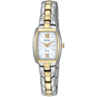 Seiko Women's 'Core' Solar Two Tone Stainless Steel Bracelet Watch