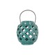 Turquoise Ceramic Lantern