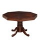 Furniture of America Gary 3-in-1 Cherry Poker Game Table