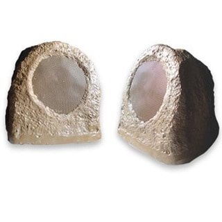 Acoustic Audio RS6SB Outdoor Garden Waterproof Sandstone Rock 500-watt Patio Speaker Pair