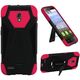 Insten Hard PC/ Silicone Dual Layer Hybrid Case Cover with Stand For Alcatel One Touch Pop Icon 2