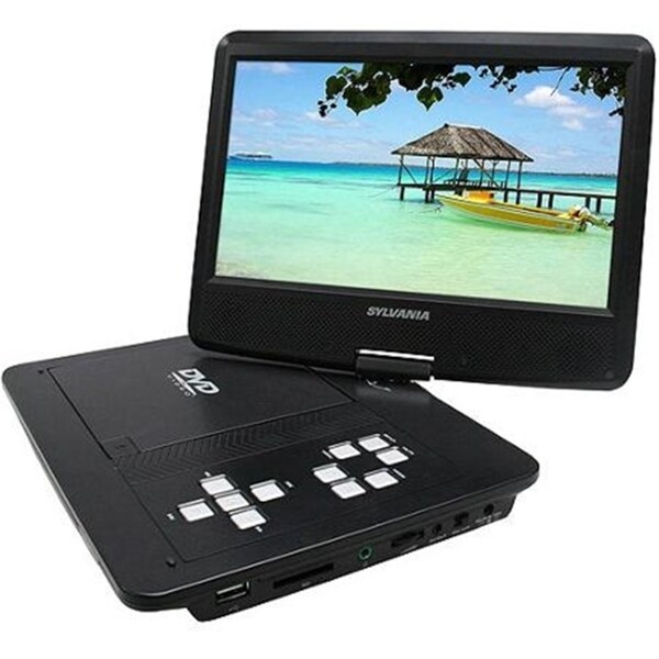Sylvania 10.1in Portable DVD Player, Swivel Screen (Refurbished)