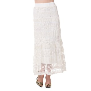 High Secret Women's Long Lace Skirt